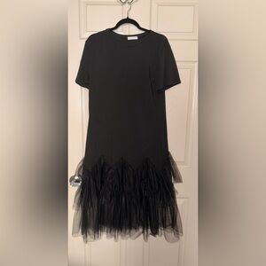 Ella Black T-Shirt Dress